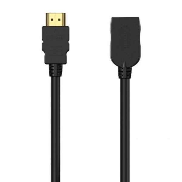 CABLE HDMI V2.0 PROLONGADOR HEC 4K60HZ 18GBPS AM-AH NEGRO 2.0M AISENS A120-0545