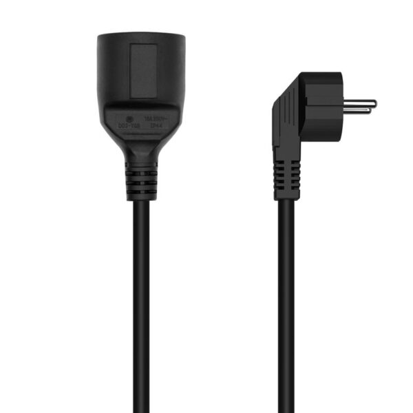CABLE ALIMENTACION SCHUKO CEE7M-CEE7H NEGRO 3.0M AISENS A132-0601
