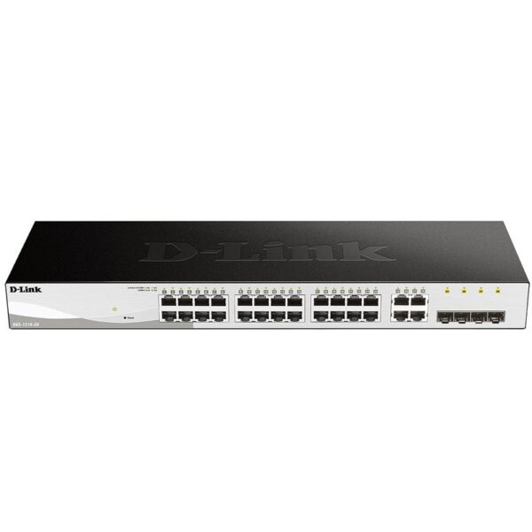 SWITCH D-LINK 24P DGS-1210-28P/E 10/100/1000 24P PoE INCLUYE 4P SFP COMBO