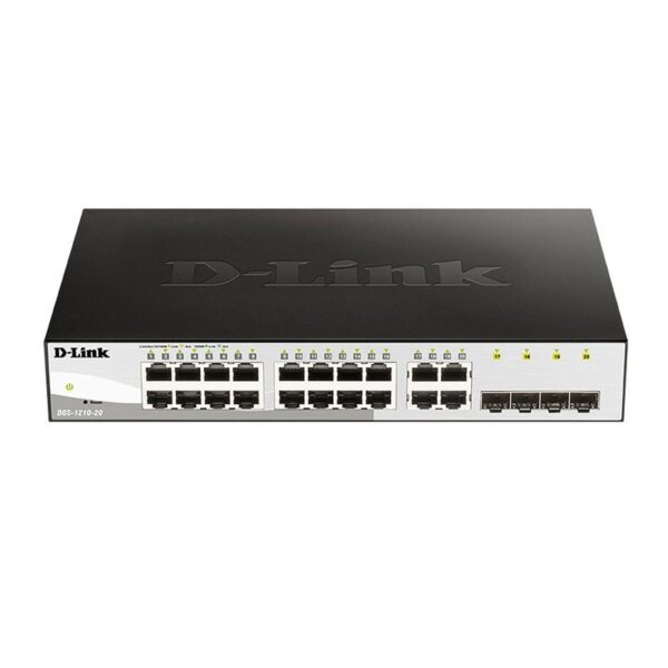 SWITCH D-LINK 20P DGS-1210-20/E 10/100/1000 4P SFP COMBO