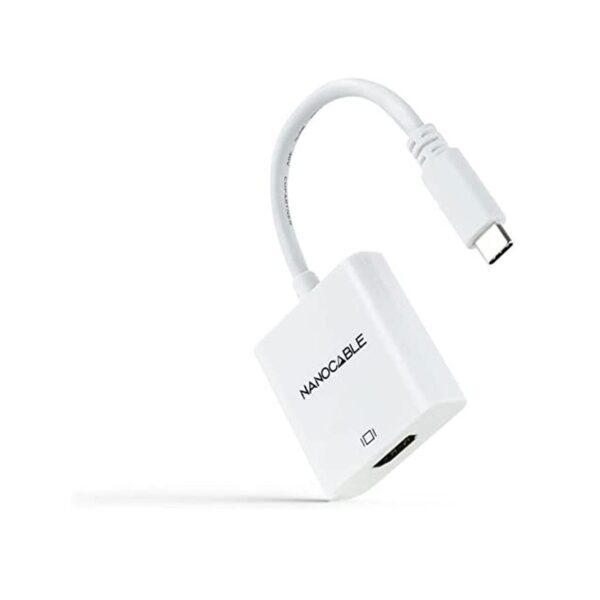 CONVERSOR USB-C A HDMI 4K NEGRO 15 CM NANOCABLE 10.16.4102-BK