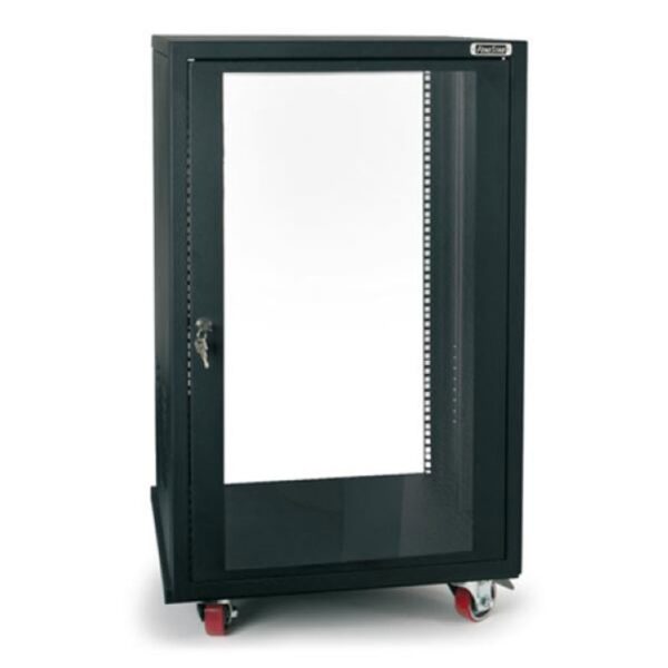 ARMARIO SUELO  18U FP-18U FONESTAR 55.5X95X50 FONDO RUEDAS LLAVE CRISTAL