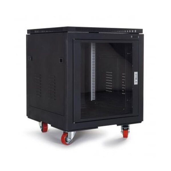 ARMARIO SUELO  10U FRA-10U FONESTAR 58.5X72X58.5 FONDO RUEDAS CRISTAL 2 VENTS