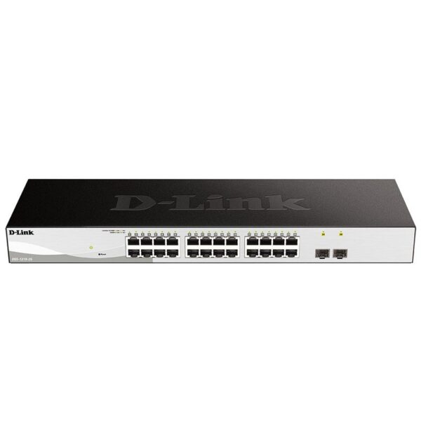 SWITCH D-LINK 24P  DGS-1210-26/E 10/100/1000 + 2 x Gigabit SFP