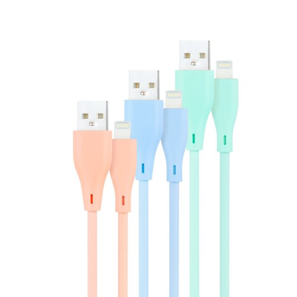CABLES LIGHTNING A USB 2.0 USB A/M  RO-AZ-VE 1M NANOCABLE 10.10.0401-A1