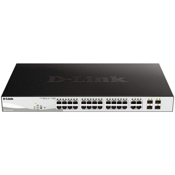 SWITCH D-LINK 24P DGS-1210-24P/E 10/100/1000 PoE 2PCb1000BaseT