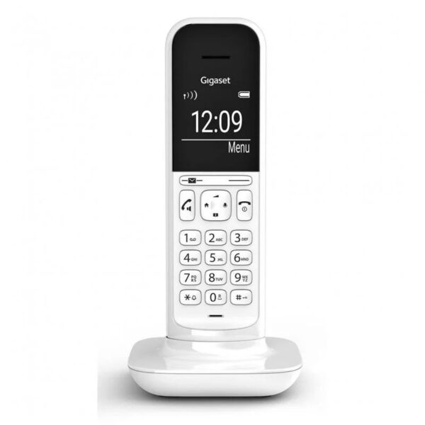 TELEFONO FIJO INALAMBRICO GIGASET CL390 IDENT LLAMADA BLANCO S30852-H2902-D202