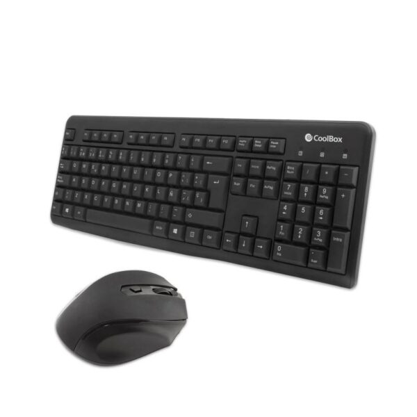 TECLADO COOLBOX INALAMBRICO  KIT TECLADO+RATON  C00-KTR-02W