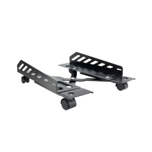 SOPORTE CPU TOOQ METALICO SUELO C/RUEDA PLEGABLE NEGRO 25KG UMCS0024-B