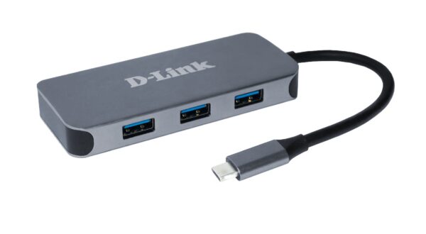 HUB USB-C D-LINK 6 EN 1 (HDMI 3USB3.0 LAN 1USB-C) DUB-2335