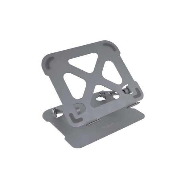 SOPORTE ELEVADOR ALUMINIO AJUSTABLE ERGON PORTATIL TOOQ TQLRS0012-AL-G