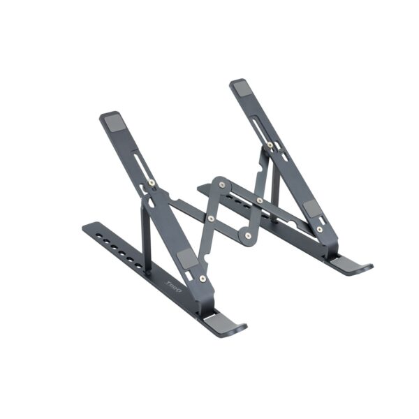 SOPORTE ELEVADOR ALUMINIO PLEGABLE PORTATILES GRIS TOOQ TQLRS0033-AL-G