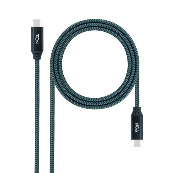 CABLE USB 3.2 GEN2x2 100W 4K-60Hz USB-C M/M 1 M NANOCABLE 10.01.4301-COMB