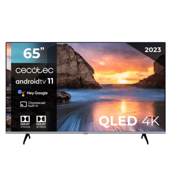 TV 65 QLED CECOTEC 4K ANDROIDTV 11 VQU10065 2567