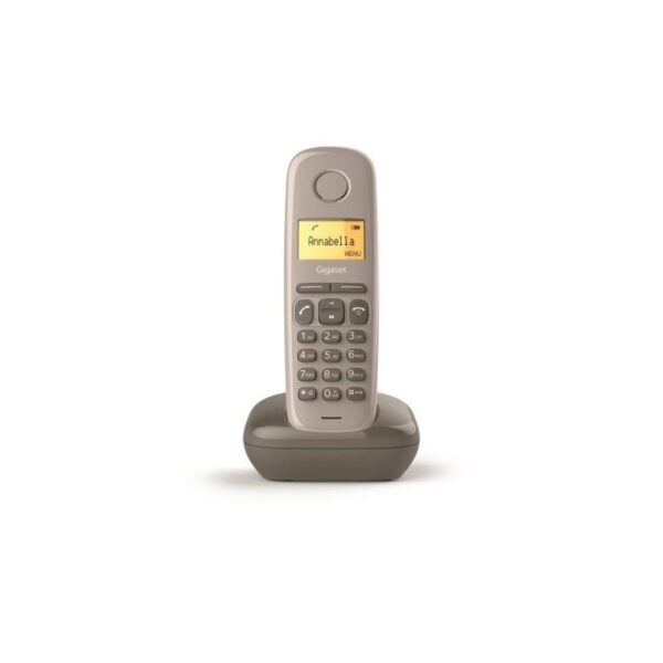 TELEFONO FIJO INALAMBRICO GIGASET A170 MONO CHOCO S30852-H2802-D204