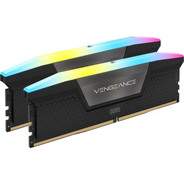 MEMORIA KIT DDR5  32GB(2x16GB) PC5-44800 5600MHZ CORSAIR VENGEANCE RGB BLACK