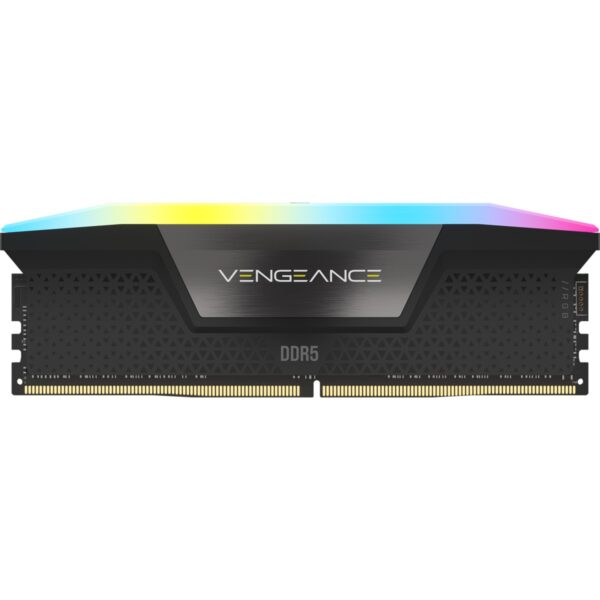 MEMORIA KIT DDR5  48GB(2x24GB) PC5-41600 5200MHZ CORSAIR VENGEANCE RGB BLACK