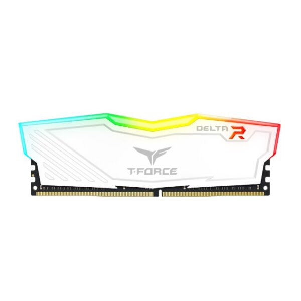 MEMORIA KIT DDR4 16GB (2X8GB) PC4-25600 3200MHZ TEAMGROUP DELTA RGB BLANCO
