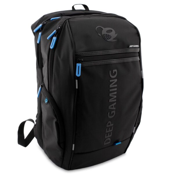 BOLSA MOCHILA PORTATIL 17 DEEPGAMING NEGRO IMPERMEABLE CARGA USB