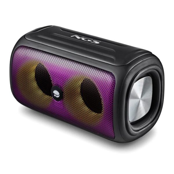 ALTAVOZ  NGS ROLLER BEAST BT 5.0 IPX5 RESISTENTE AGUA NEGRO LEDuc