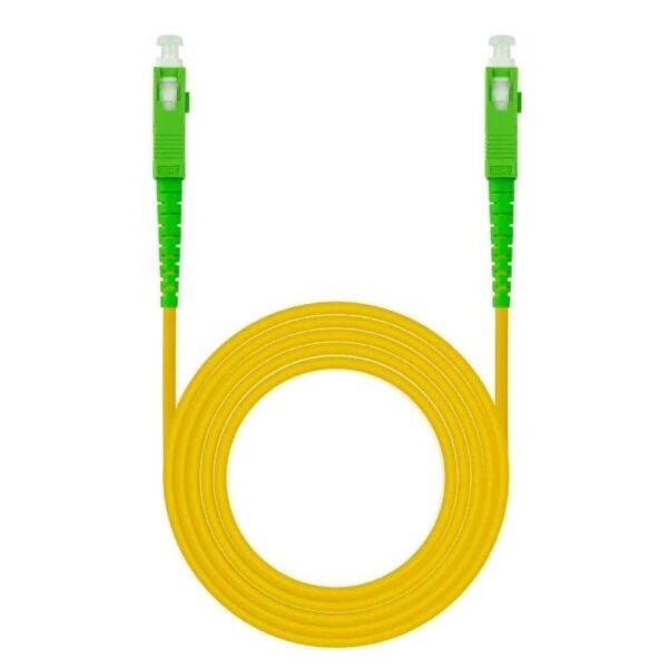 CABLE FIBRA SC/APC-SC/APC MONOMODO LSZH AMARIL.60M NANOCABLE 10.20.0060