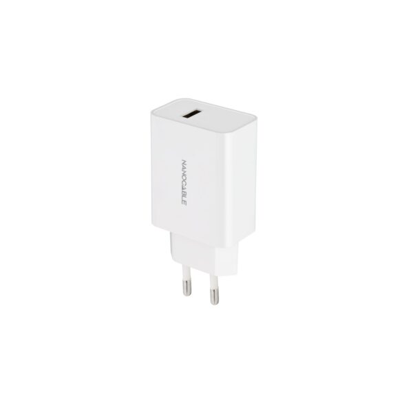 CARGADOR USB 5V/2.1A BLANCO NANOCABLE 10.10.2003