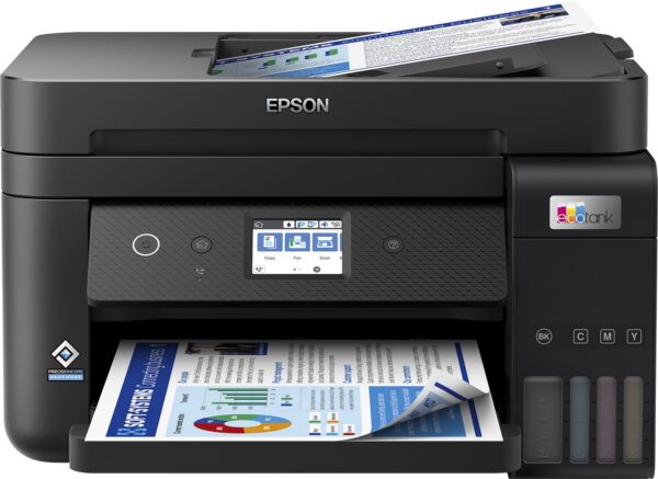 IMPRESORA EPSON MULTIFUNCION ECOTANK ET-4850 WIFI NEGRA C11CJ60402(102)