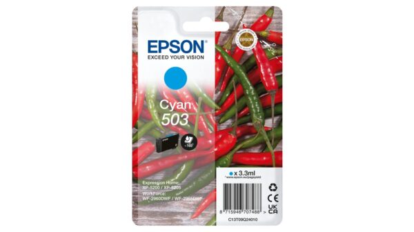 TINTA EPSON 503 ORI CIAN C13T09Q24010