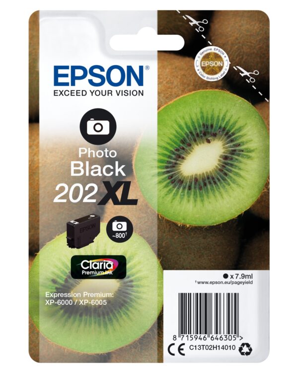 TINTA EPSON 202XL ORI NEGRO PHOTO C13T02H14010