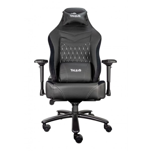 SILLA GAMING  TALIUS MAMUT GAMING 4D BASE METAL RUEDAS NYL FROG NEGRA/GRIS 170KG