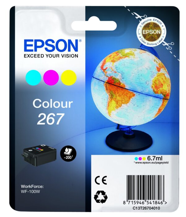 TINTA EPSON 267 ORI COLOR C13T26704010