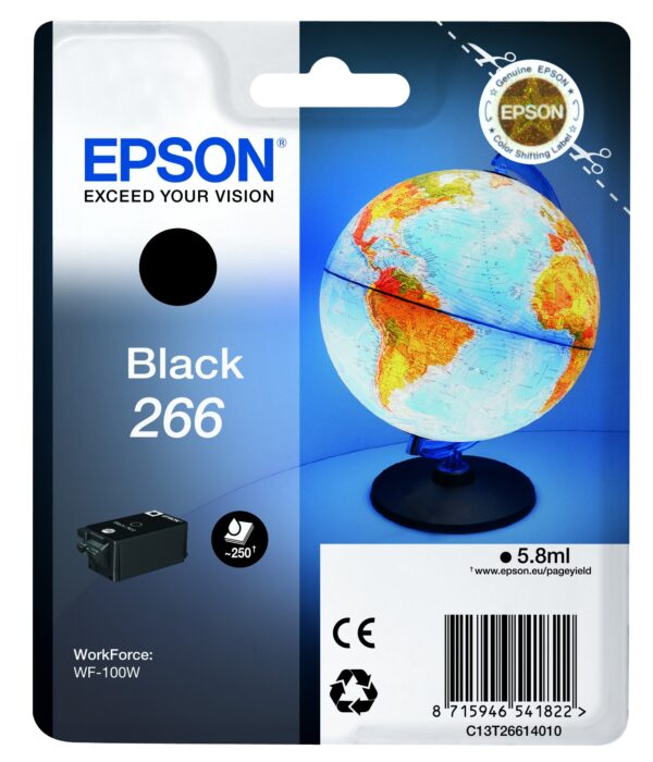 TINTA EPSON 266 ORI NEGRO C13T26614010