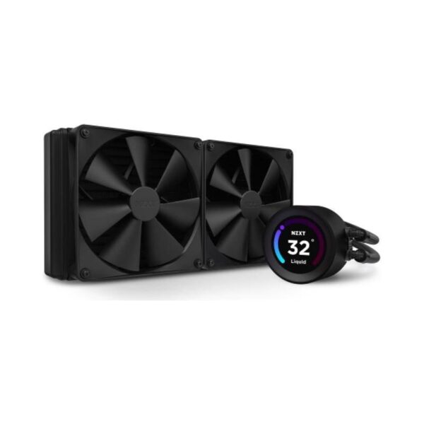 REFRIGERADOR LIQUIDO CPU NZXT KRAKEN ELITE 280 2X140 NEGRO PER DISPLAY LCD PLUS