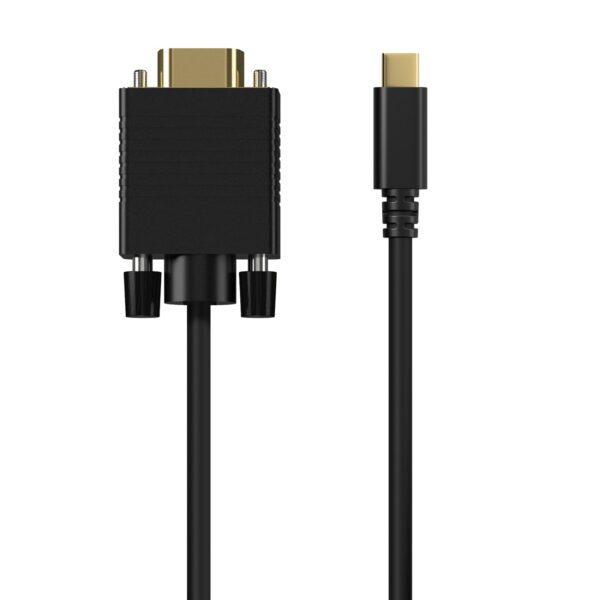 CABLE CONVERSOR USB-C A VGA USB-CM-HDB15M NEGRO 1.8M AISENS A109-0693
