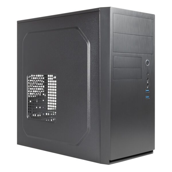 CAJA MICRO-ATX SEMITORRE UNYKA AERO C11(SINFUENTE) 2USB3.0 NEGRO 52108