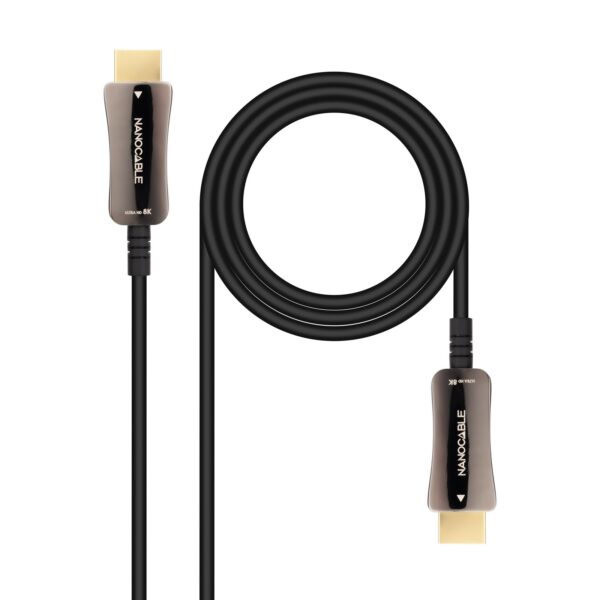 CABLE HDMI V2.1 AOC 8K 60HZ 4K 120HZ 48Gbps 10 M NANOCABLE 10.15.2110