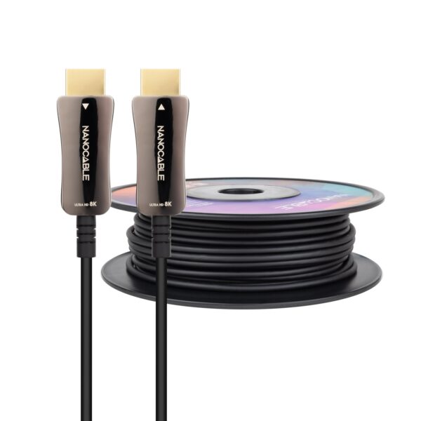 CABLE HDMI V2.1 AOC 8K 60HZ 4K 120HZ 48Gbps 60 M NANOCABLE 10.15.2160