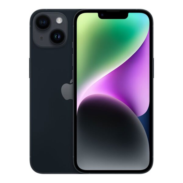 TELEFONO APPLE IPHONE 14 128GB 6.1 5G NEGRO MEDIANOCHE MPUF3QL/A