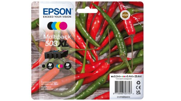 TINTA EPSON 503XL 4 COLORES MULTIPACK C13T09R64010