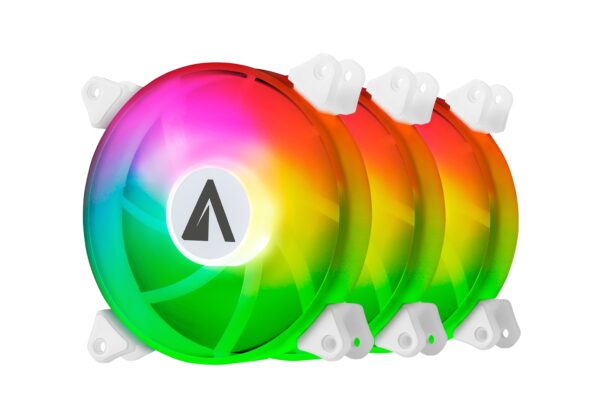 VENTILADOR CAJA ADICIONAL 12 ABYSM GAMING ARCLIGHT ARGB PACK3 CONTROL AB831105