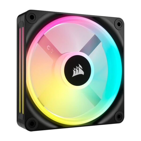 VENTILADOR CAJA ADICIONAL 12X12 CORSAIR QX120 ICUE LINK RGB NEGRO EXPANSION KIT