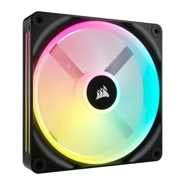 VENTILADOR CAJA ADICIONAL 14X14 CORSAIR QX140 ICUE LINK RGB NEGRO EXPANSION KIT