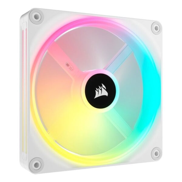 VENTILADOR CAJA ADICIONAL 14X14 CORSAIR QX140 ICUE LINK RGB WHITE EXPANSION KIT