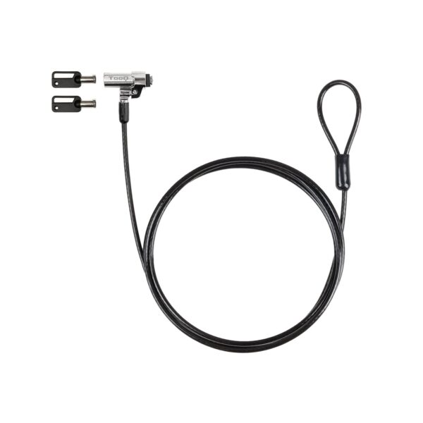 CABLE SEGURIDAD NANO 2.5x6MM LLAVE PARA PORTATILES TOOQ TQCLKC0045-G