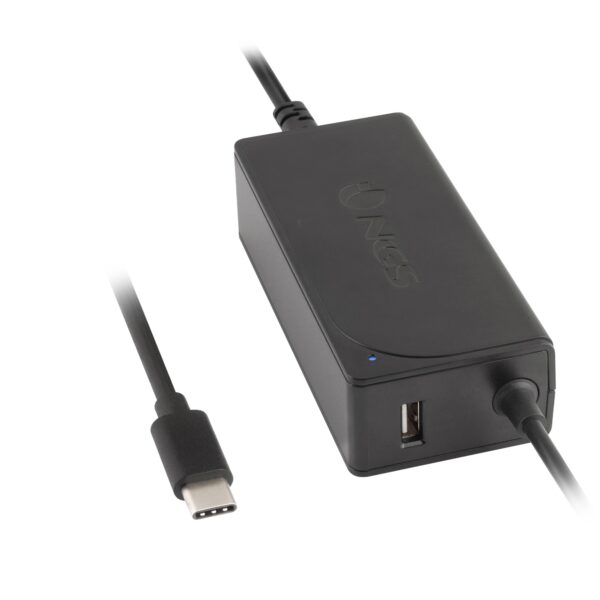 CARGADOR PORTATIL 65W NGS UNIVERSAL W-65W TIPO C-USB 5V2A PORT SMARTPH TABLET