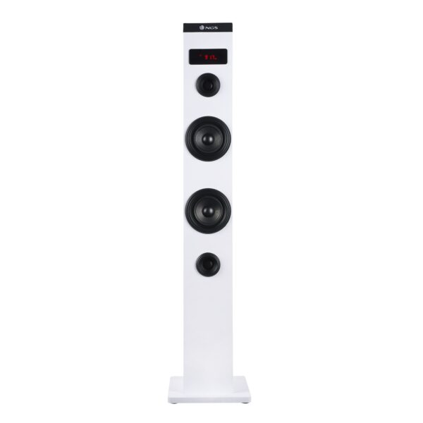 ALTAVOCES NGS BLUETOOTH TOWER SKYCHARM WHITE 50W FM USB AUX 360 GRADOS