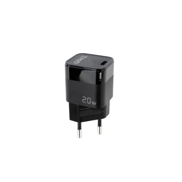 CARGADOR USB TOOQ PARED USB-C PD 20W NEGRO  TQWC-PD20