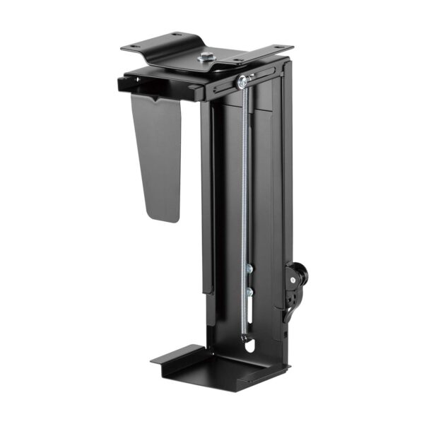 SOPORTE CPU GIRA ALTURA REG DEBAJO ESCRITORIO CON MANGO BLOQUEO AISENS MPC03-201