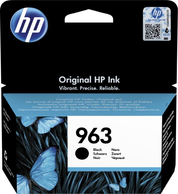 TINTA HP 963 9010/9012/9014/9015/9019/9020/9022 ORI NEGRO 3JA26AE