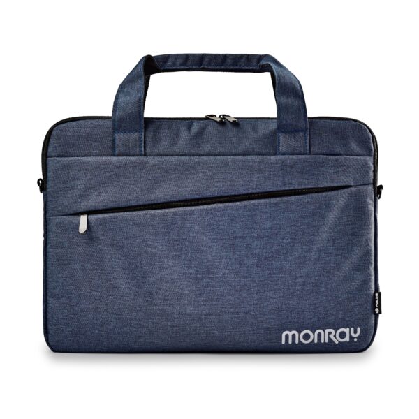 BOLSA PORTATIL  15.6 NGS CHARTER BOLSILLO EXTERIOR AZUL OSCURO JASPEADO